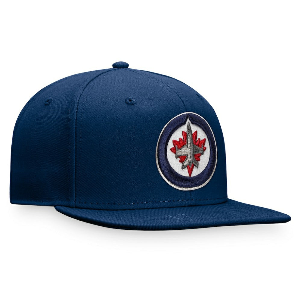 Winnipeg Jets - Fanatics Core Primary Logo Fitted Hat Navy