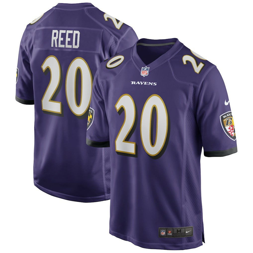 Ed Reed Baltimore Ravens Game Retired Player Jersey - Purple | NFL Jerseys
