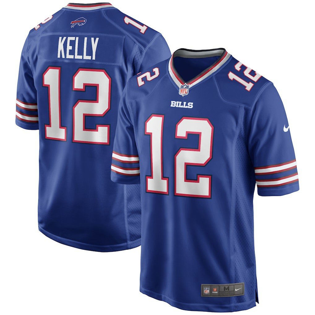 Jim Kelly Buffalo Bills Game Retired Player Jersey Royal - Nike