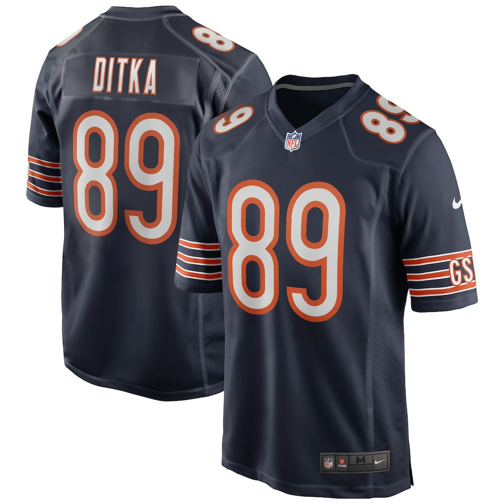 Mike Ditka Chicago Bears Game Retired Player Jersey - Navy | NFL Jerseys