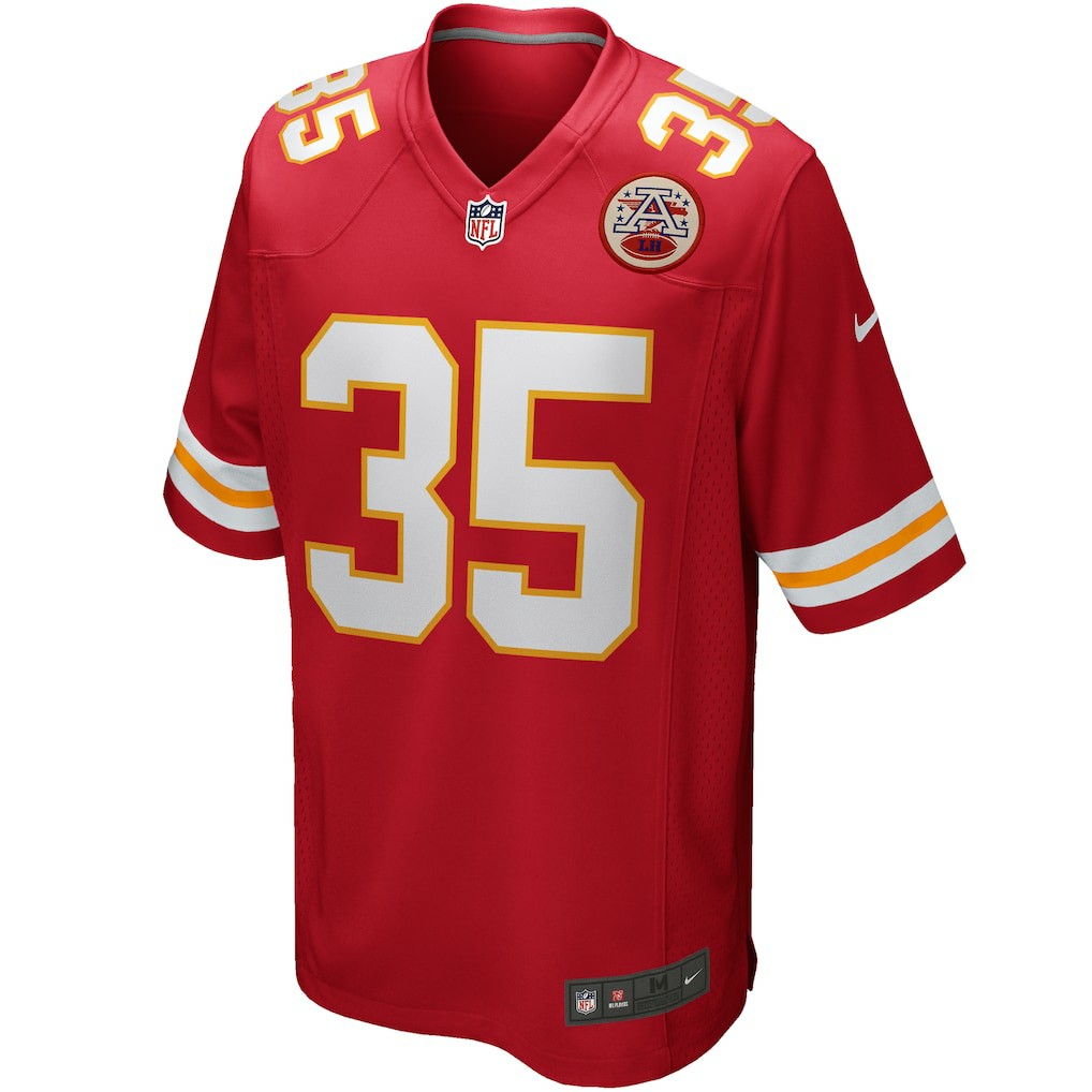 Christian Okoye Kansas City Chiefs Game Retired Player Jersey - Red | NFL Jerseys