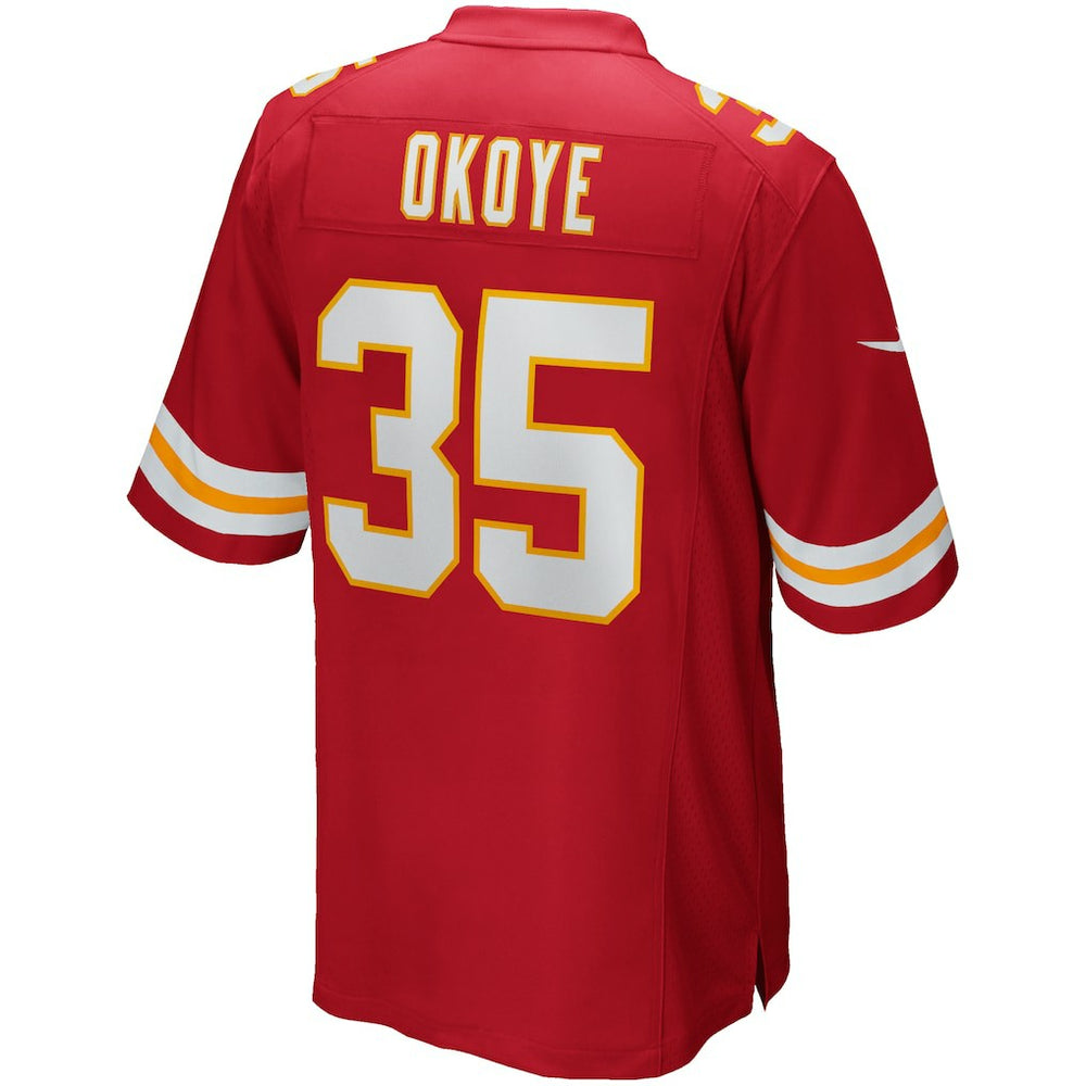 Christian Okoye Kansas City Chiefs Game Retired Player Jersey Red - Nike