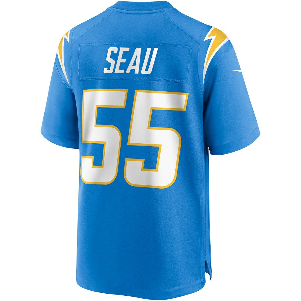 Junior Seau Los Angeles Chargers Game Retired Player Jersey - Powder Blue | NFL Jerseys