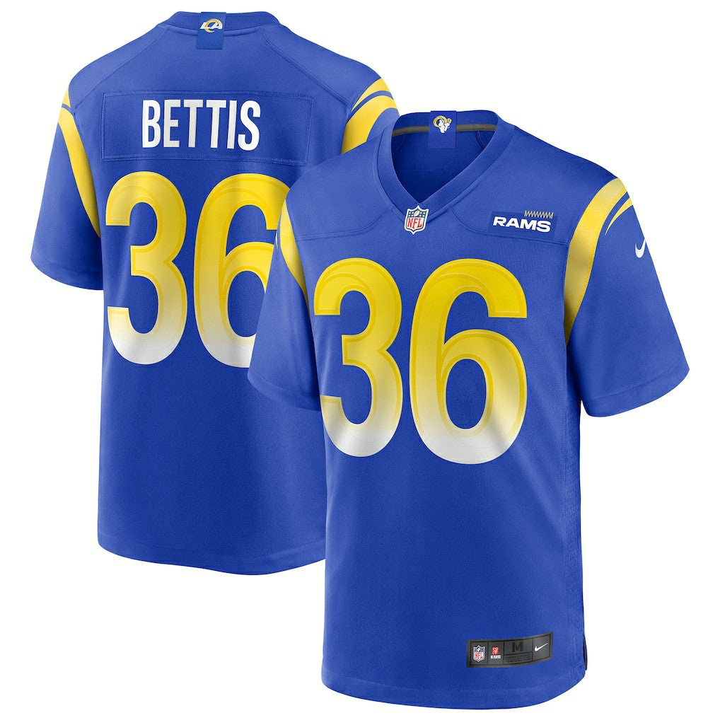 Jerome Bettis Los Angeles Rams Game Retired Player Jersey Royal - Nike