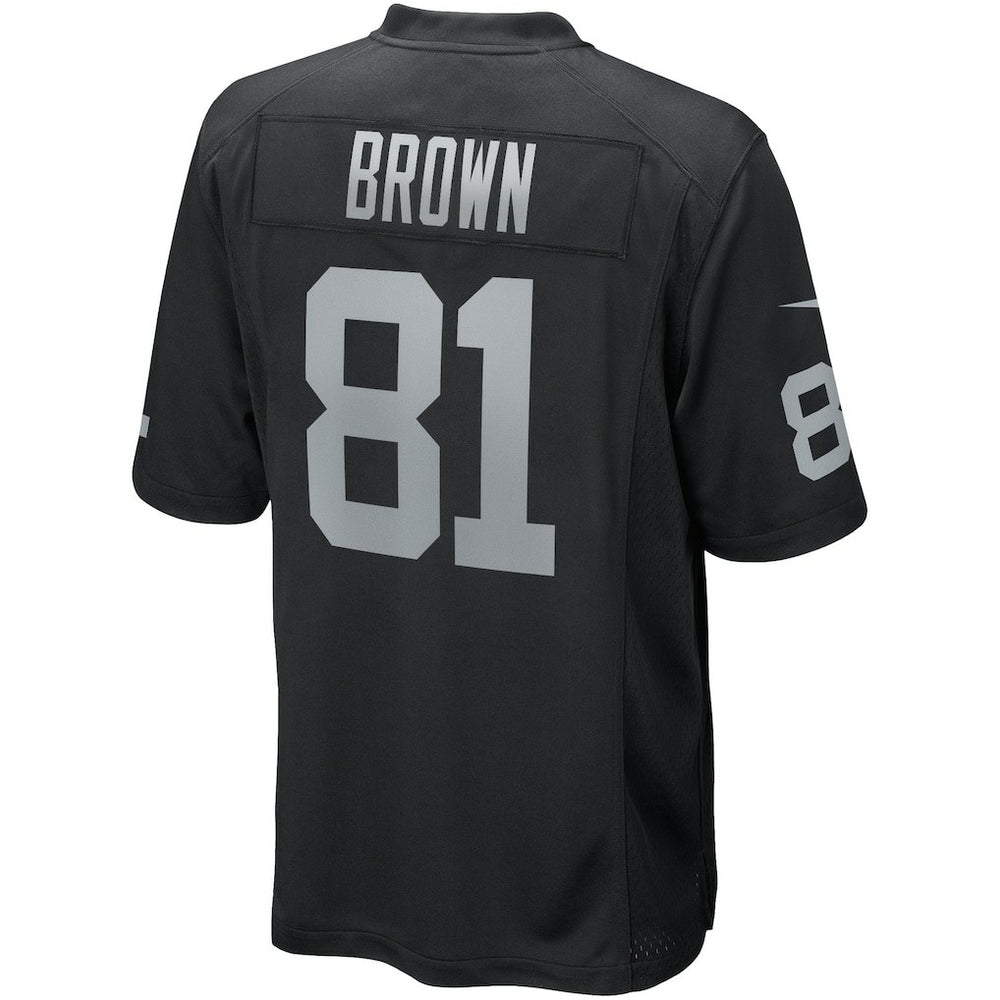 Tim Brown Las Vegas Raiders Game Retired Player Jersey Black - Nike