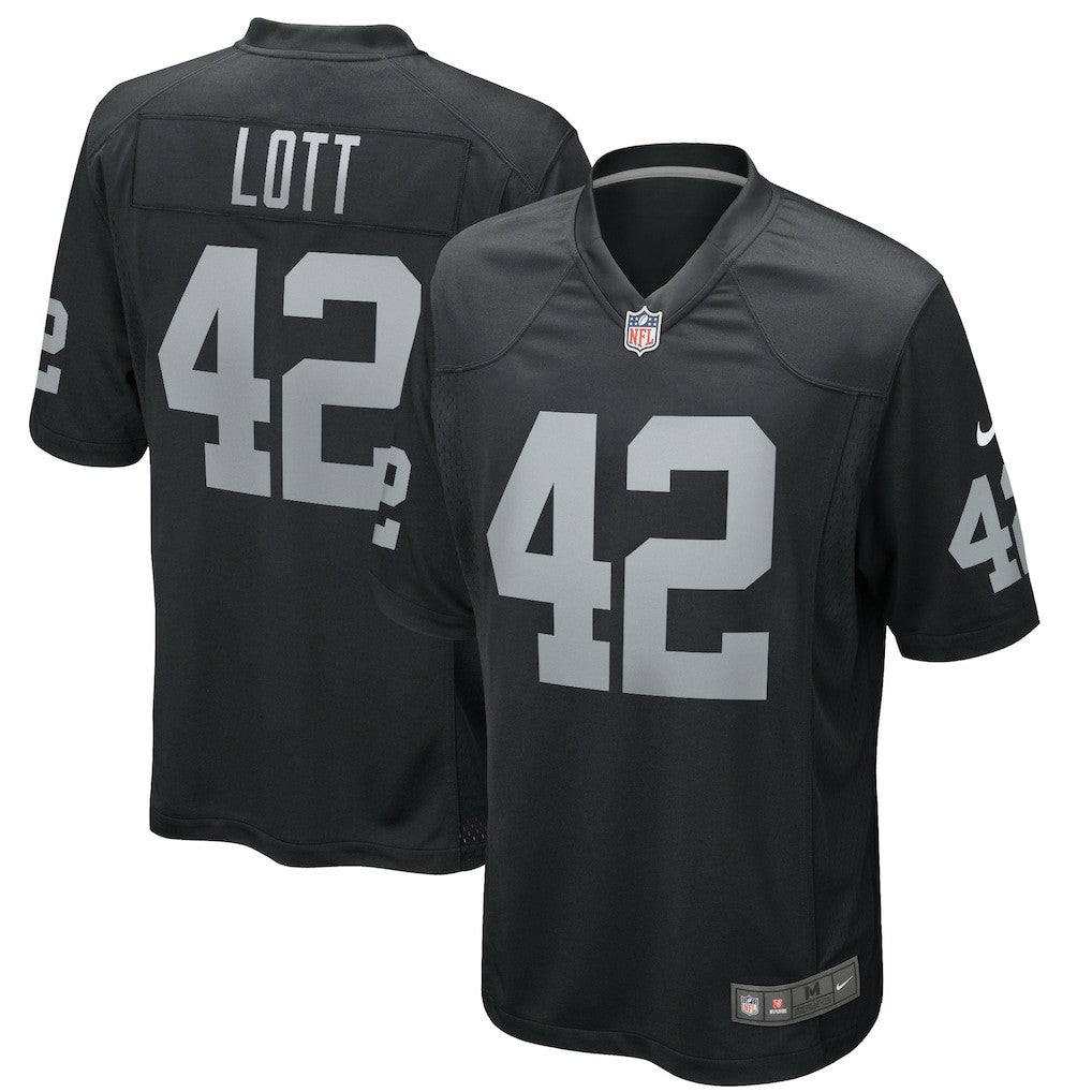 Ronnie Lott Las Vegas Raiders Game Retired Player Jersey Black - Nike