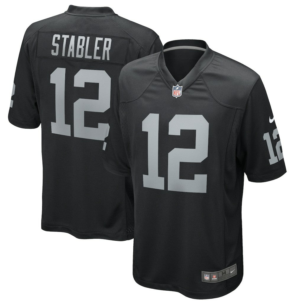 Ken Stabler Las Vegas Raiders Game Retired Player Jersey Black - Nike
