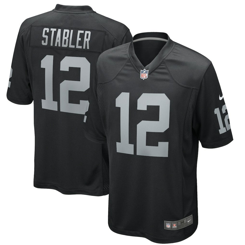 Ken Stabler Las Vegas Raiders Game Retired Player Jersey Black - Nike