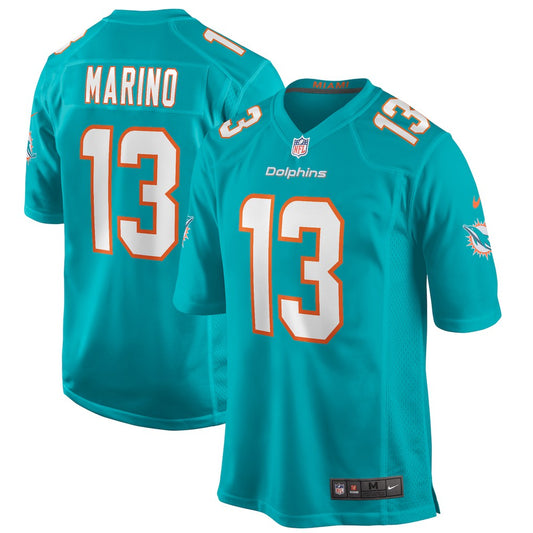Dan Marino Miami Dolphins Game Retired Player Jersey - Aqua | NFL Jerseys
