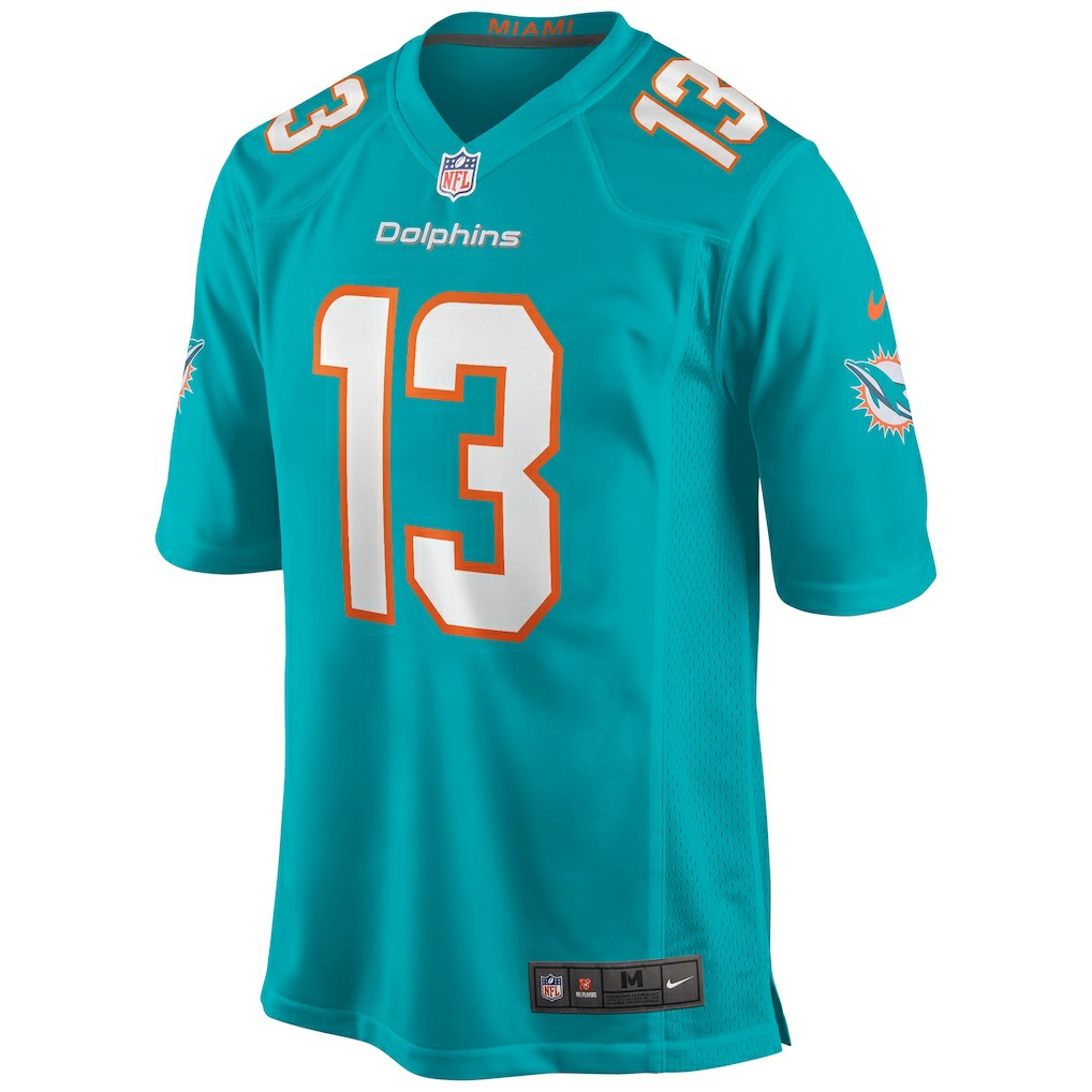 Dan Marino Miami Dolphins Game Retired Player Jersey Aqua - Nike