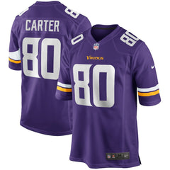 Cris Carter Minnesota Vikings Game Retired Player Jersey Purple - Nike