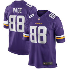 Alan Page Minnesota Vikings Game Retired Player Jersey Purple - Nike