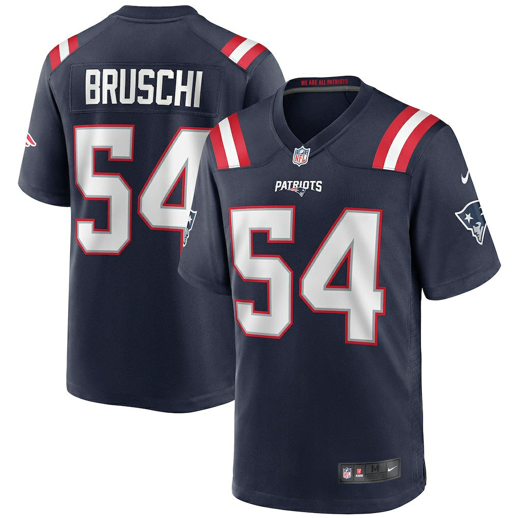 Tedy Bruschi New England Patriots Game Retired Player Jersey Navy - Nike