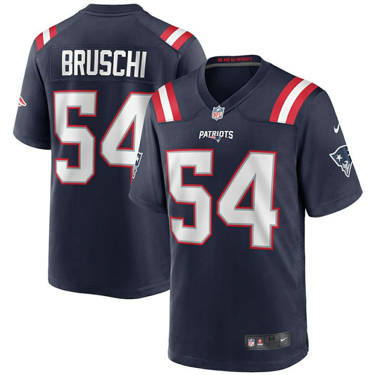 Tedy Bruschi New England Patriots Game Retired Player Jersey - Navy | NFL Jerseys