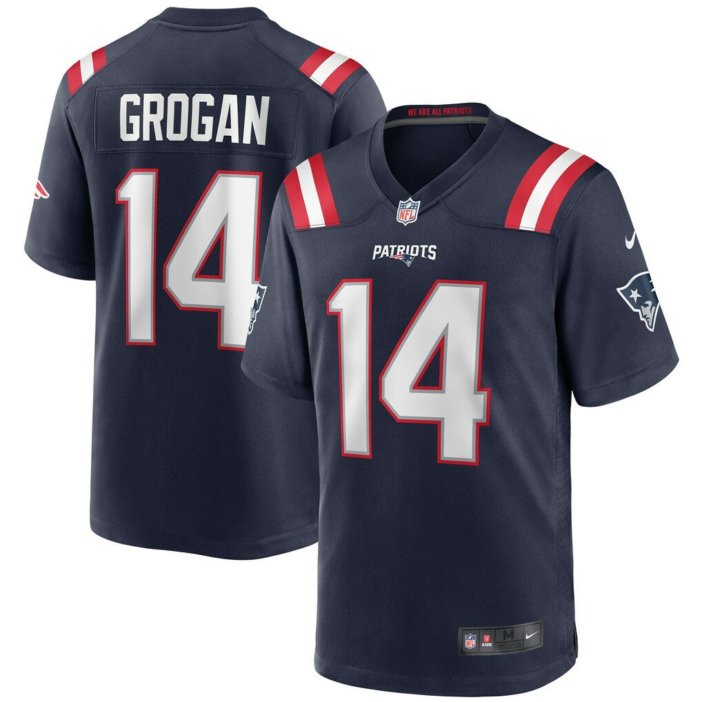 Steve Grogan New England Patriots Game Retired Player Jersey Navy - Nike