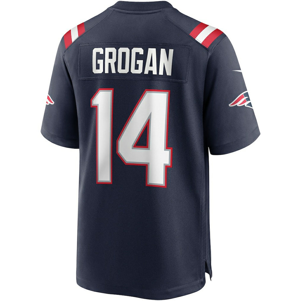 Steve Grogan New England Patriots Game Retired Player Jersey Navy - Nike