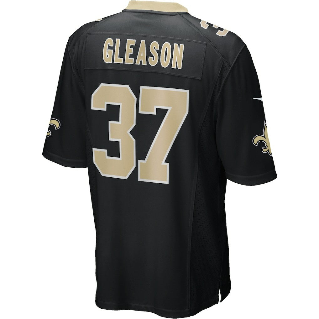 Steve Gleason New Orleans Saints Game Retired Player Jersey - Black | NFL Jerseys