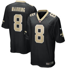 Archie Manning New Orleans Saints Game Retired Player Jersey Black - Nike