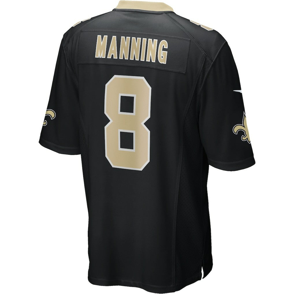 Archie Manning New Orleans Saints Game Retired Player Jersey Black - Nike