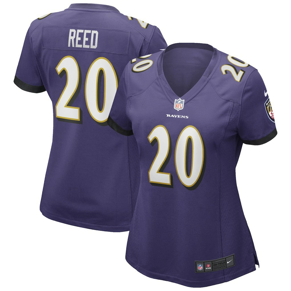 Ed Reed Baltimore Ravens Women's Game Retired Player Jersey - Purple | NFL Jerseys