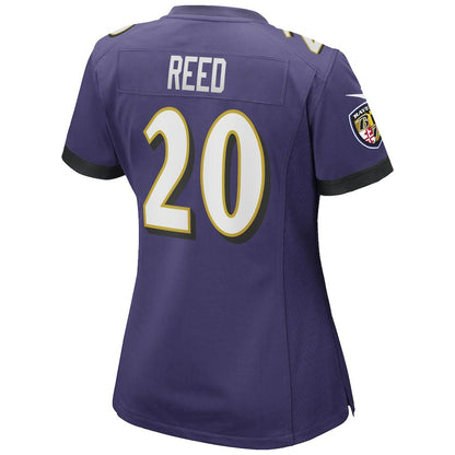 Ed Reed Baltimore Ravens Women's Game Retired Player Jersey - Purple | NFL Jerseys