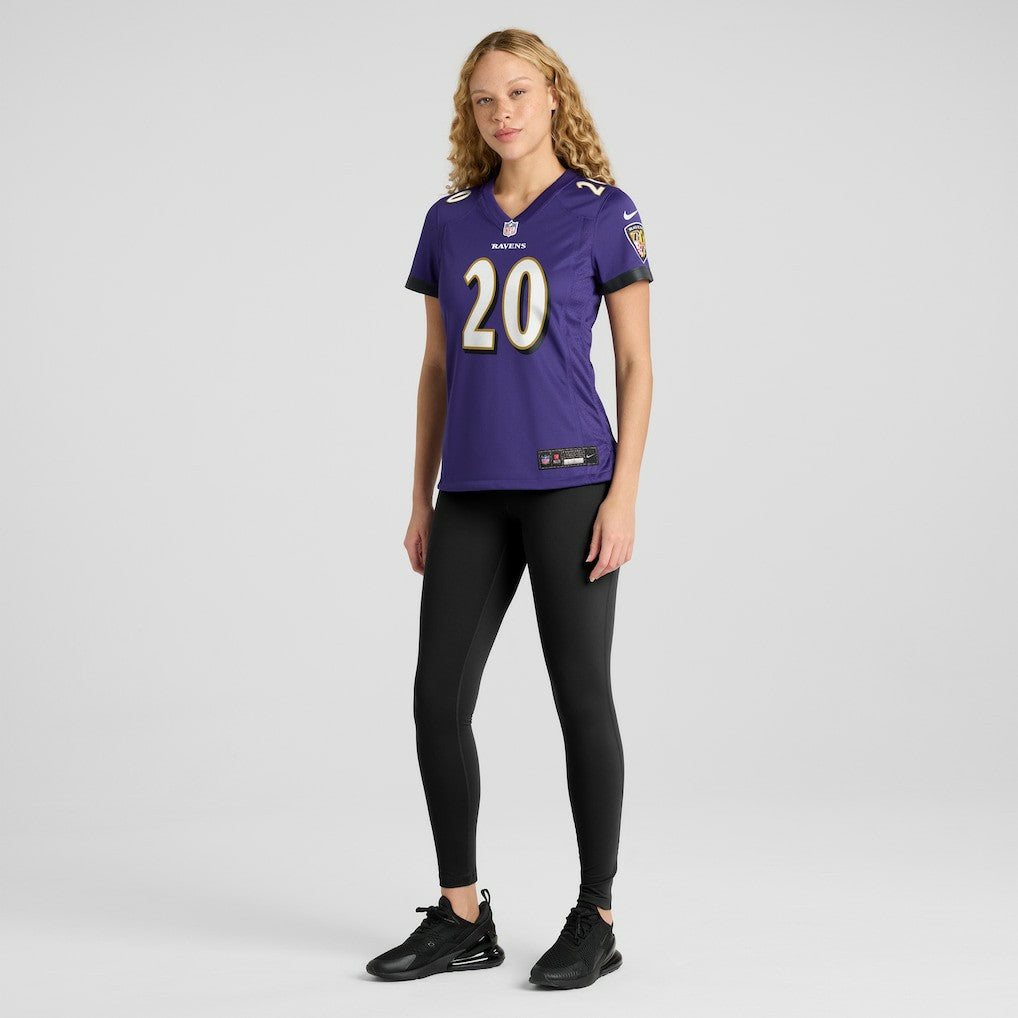 Ed Reed Baltimore Ravens Women's Game Retired Player Jersey Purple - Nike