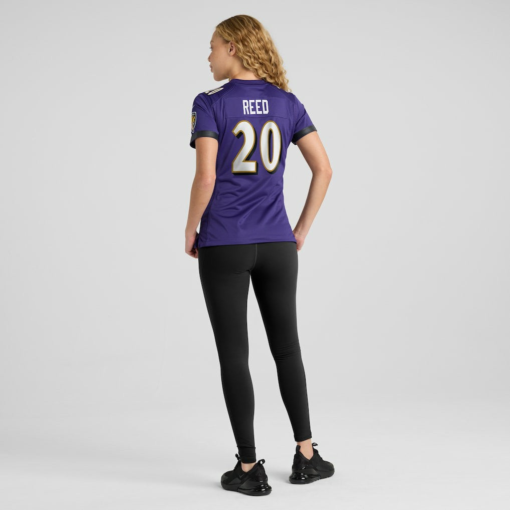 Ed Reed Baltimore Ravens Women's Game Retired Player Jersey - Purple | NFL Jerseys