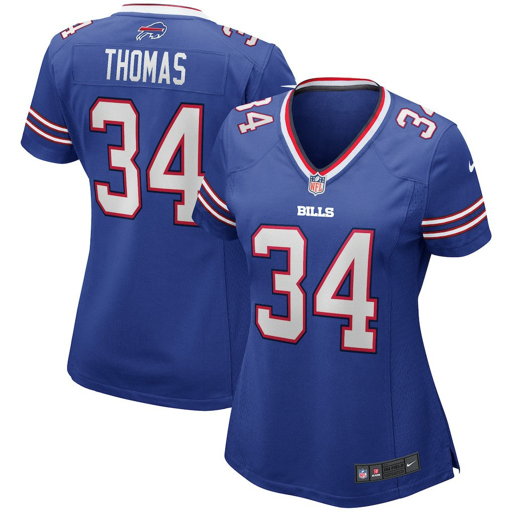 Thurman Thomas Buffalo Bills Women's Game Retired Player Jersey Royal - Nike