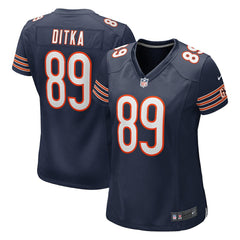 Mike Ditka Chicago Bears Women's Game Retired Player Jersey Navy - Nike