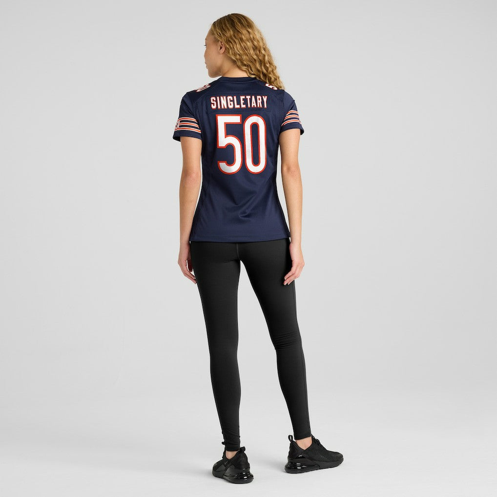 Mike Singletary Chicago Bears Women's Game Retired Player Jersey - Navy | NFL Jerseys