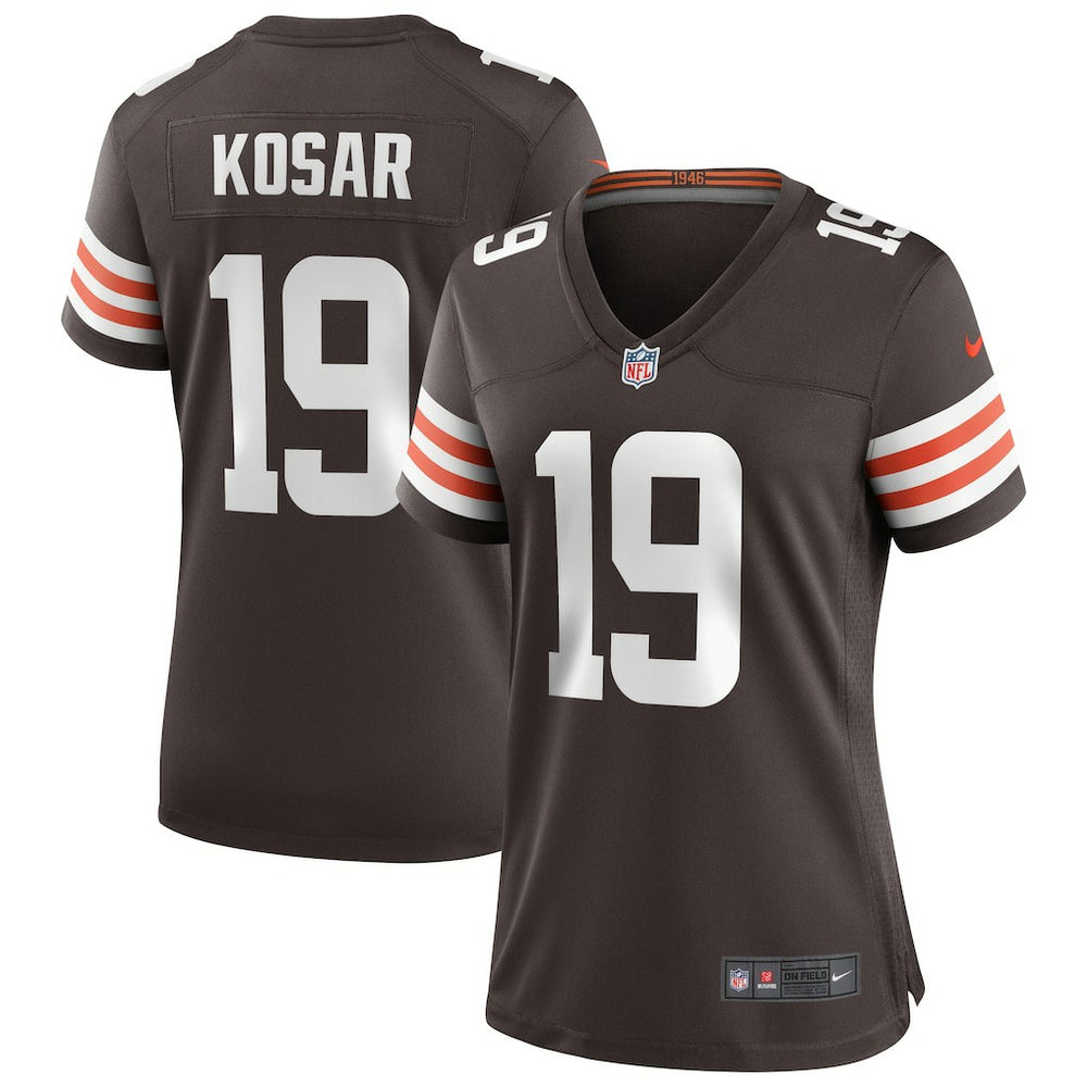 Bernie Kosar Cleveland Browns Women's Game Retired Player Jersey Brown - Nike