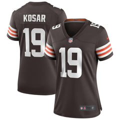 Bernie Kosar Cleveland Browns Women's Game Retired Player Jersey Brown - Nike