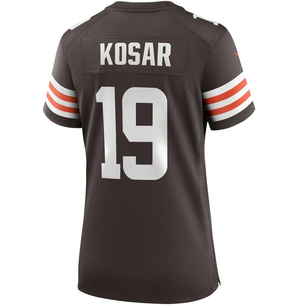 Bernie Kosar Cleveland Browns Women's Game Retired Player Jersey Brown - Nike