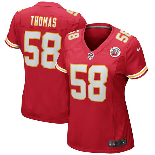 Derrick Thomas Kansas City Chiefs Women's Game Retired Player Jersey - Red | NFL Jerseys