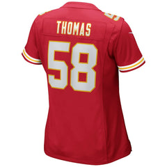 Derrick Thomas Kansas City Chiefs Women's Game Retired Player Jersey Red - Nike