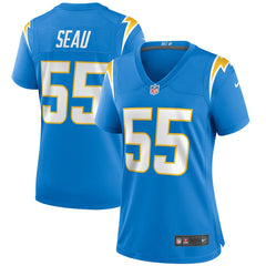 Junior Seau Los Angeles Chargers Women's Game Retired Player Jersey Powder Blue - Nike