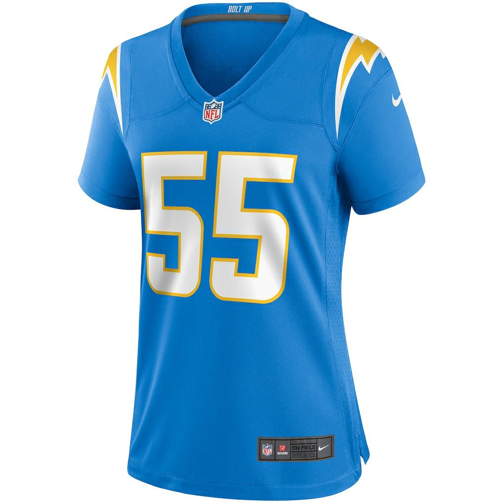 Junior Seau Los Angeles Chargers Women's Game Retired Player Jersey - Powder Blue | NFL Jerseys