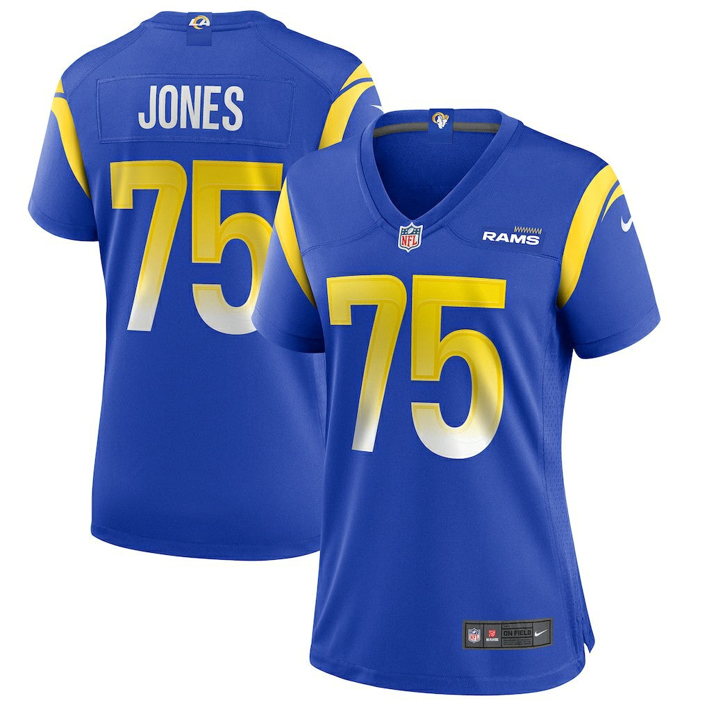 Deacon Jones Los Angeles Rams Women's Game Retired Player Jersey - Royal | NFL Jerseys