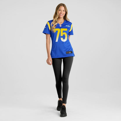 Deacon Jones Los Angeles Rams Women's Game Retired Player Jersey - Royal | NFL Jerseys