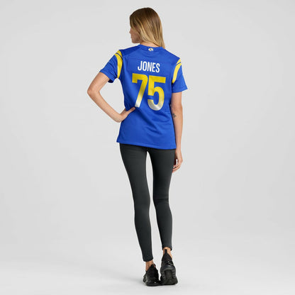 Deacon Jones Los Angeles Rams Women's Game Retired Player Jersey - Royal | NFL Jerseys