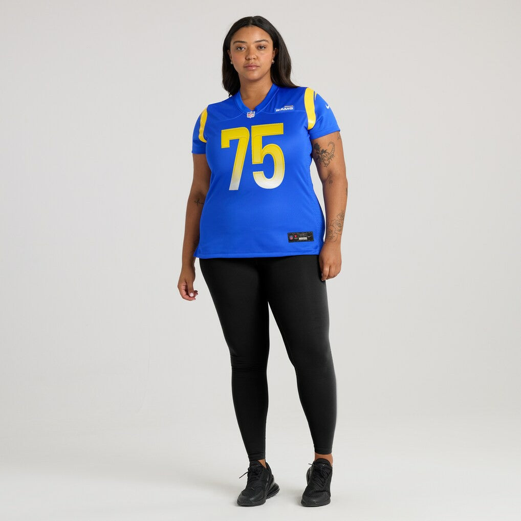 Deacon Jones Los Angeles Rams Women's Game Retired Player Jersey - Royal | NFL Jerseys