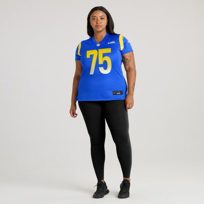 Deacon Jones Los Angeles Rams Women's Game Retired Player Jersey - Royal | NFL Jerseys