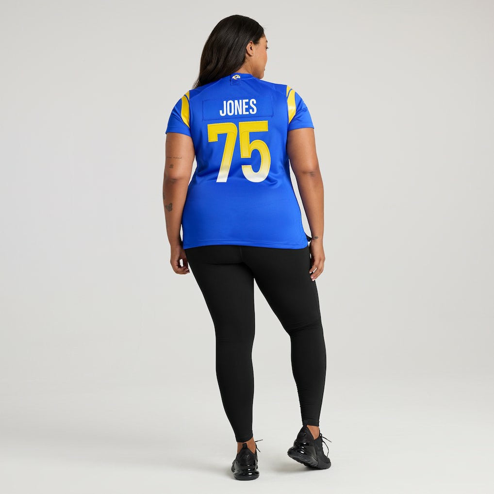Deacon Jones Los Angeles Rams Women's Game Retired Player Jersey - Royal | NFL Jerseys