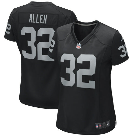 Marcus Allen Las Vegas Raiders Women's Game Retired Player Jersey - Black | NFL Jerseys