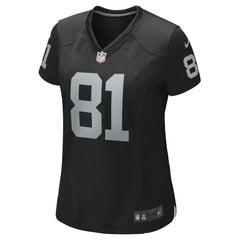 Tim Brown Las Vegas Raiders Women's Game Retired Player Jersey Black - Nike