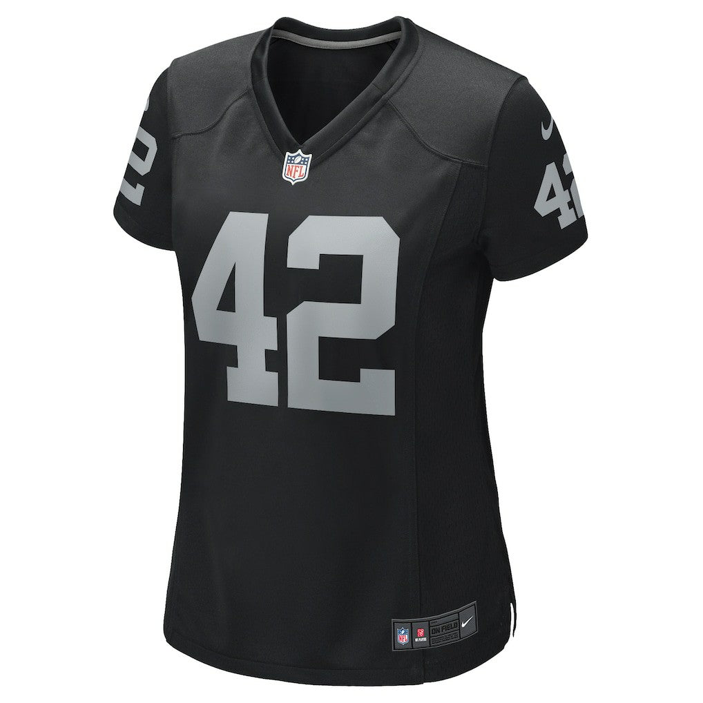 Ronnie Lott Las Vegas Raiders Women's Game Retired Player Jersey Black - Nike