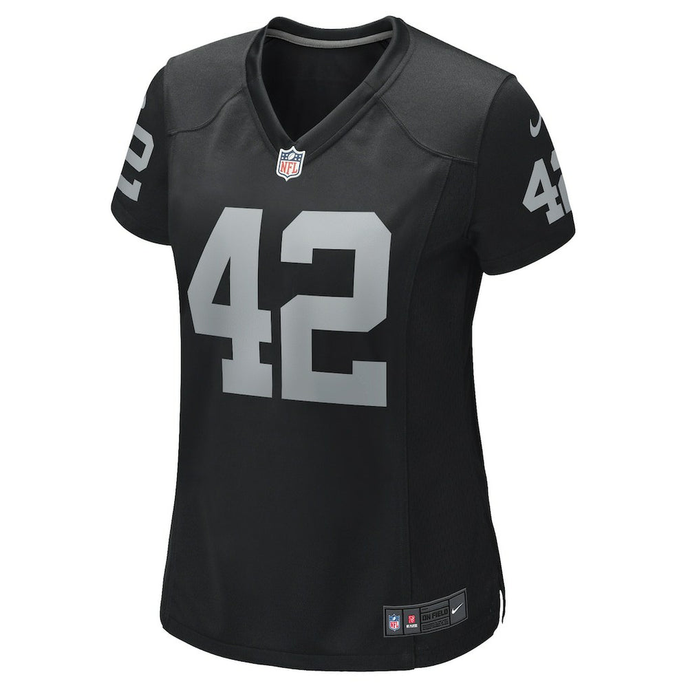 Ronnie Lott Las Vegas Raiders Women's Game Retired Player Jersey Black - Nike