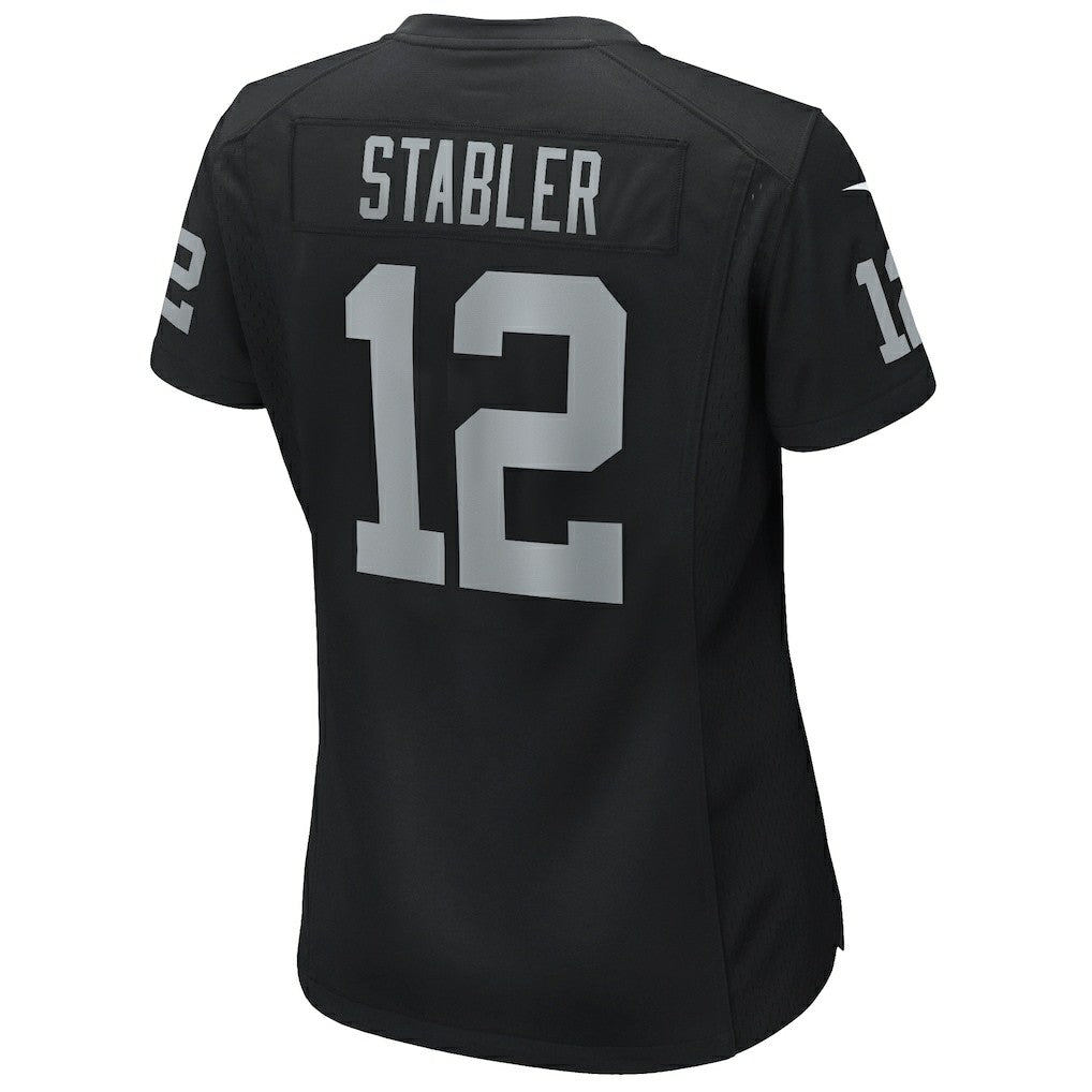 Ken Stabler Las Vegas Raiders Women's Game Retired Player Jersey Black - Nike