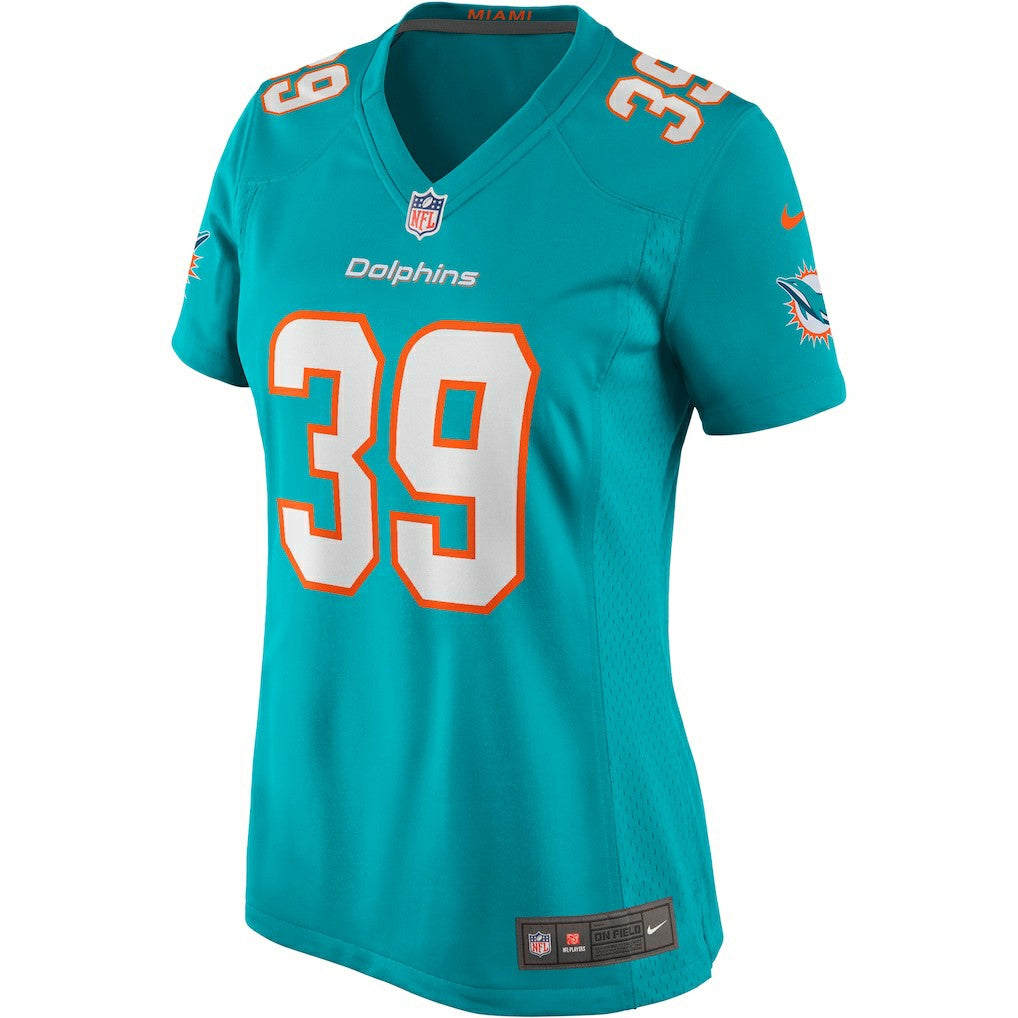 Larry Csonka Miami Dolphins Women's Game Retired Player Jersey Aqua - Nike