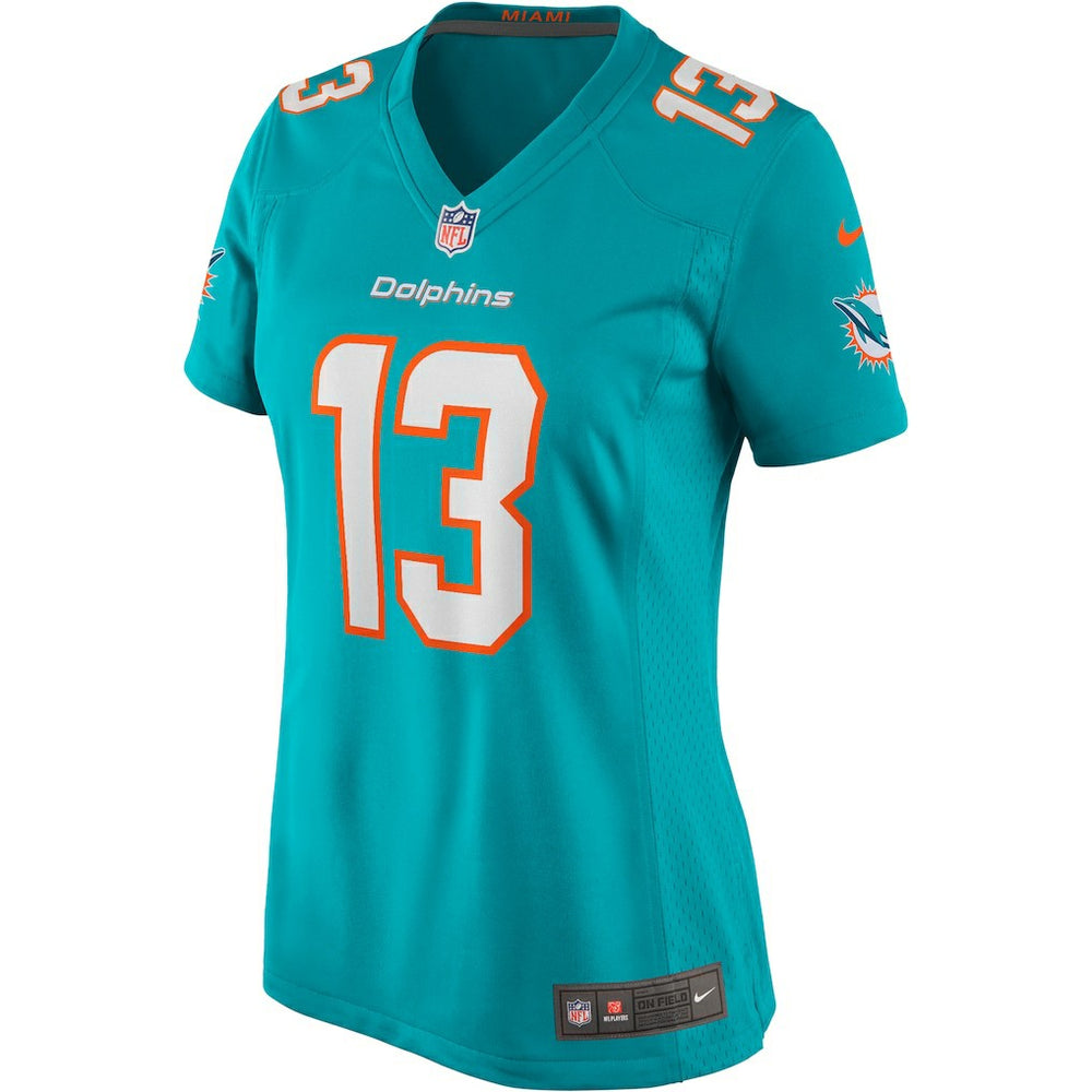Dan Marino Miami Dolphins Women's Game Retired Player Jersey Aqua - Nike